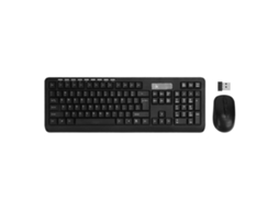 Teclado e Mouse Sem Fio 2.4G Combo Baixo Ruído