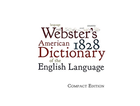 Livro Websters 1828 American Dictionary of the English Language de Noah Webster (Inglês)