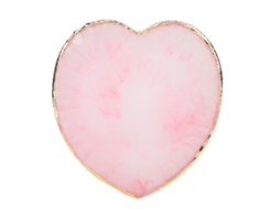 Paleta De Arte Para Unhas De Resina Delicada Estilo Coração Prato De Pintura Colorido (rosa)
