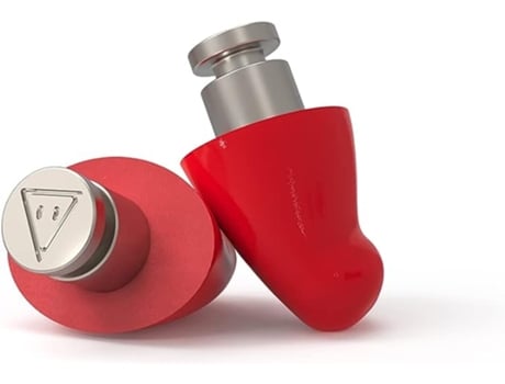 FLARE AUDIO Tampões Earshade Pro Titanium Postbox Vermelho