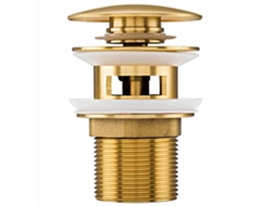 Válvula De Drenagem De Transbordamento Latão/aço Inoxidável Modern Bounce Gold Zeuxo