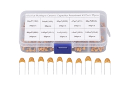 Kit de Capacitores Cerâmicos 300pcs 10pf a 100nf YURU