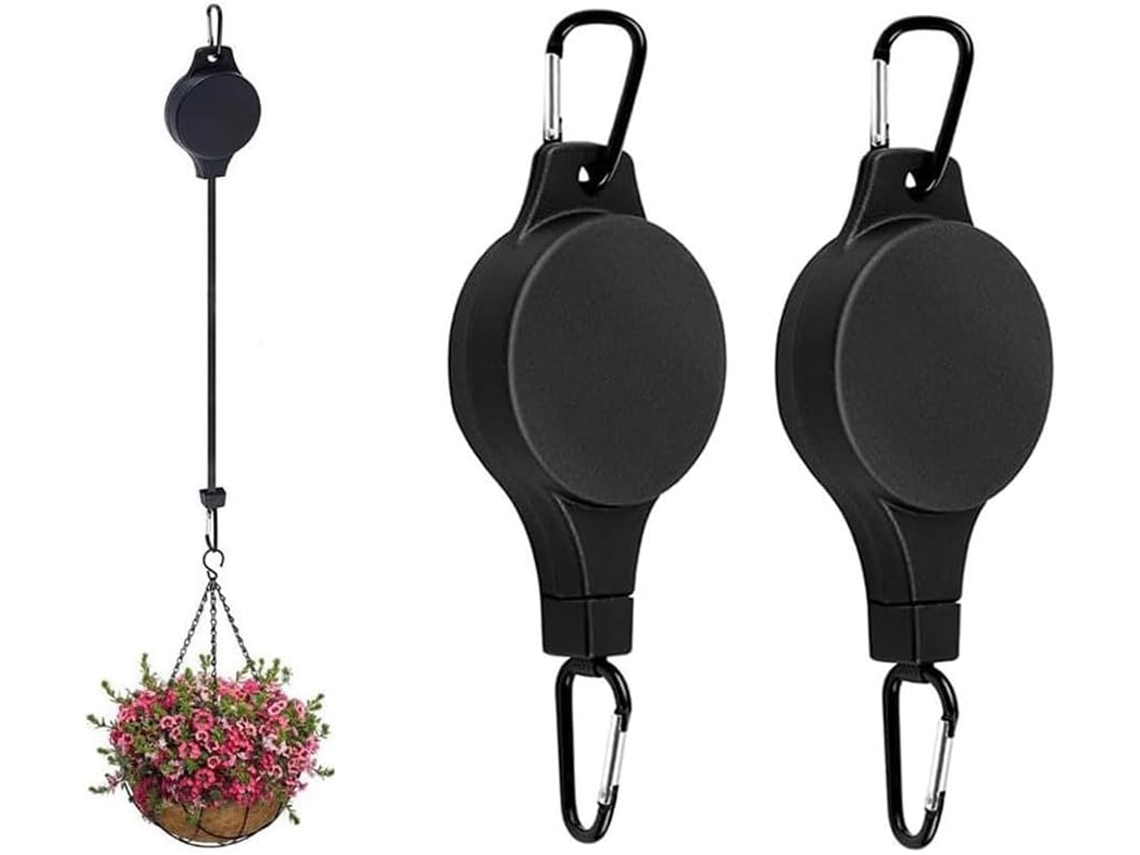 Conjunto De 2 Ganchos Telescópicos Ajustáveis - Modelo Resistente