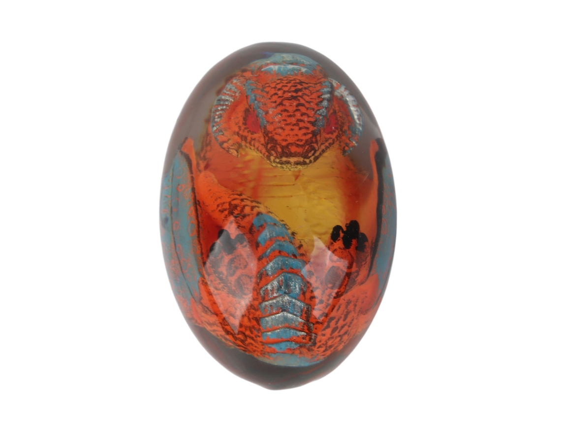 Laxiscreed Ovo De Dragão Lava Crystal Transparente, Souvenir De Dinossauro E Acessórios Exclusivos