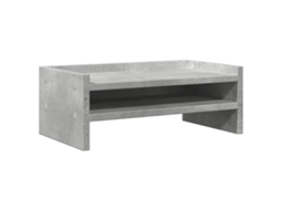 Monitor Stand, Monitor Stands Vidaxl Cinzeto Madeira Processada (42 X 24 X 16 Cm)