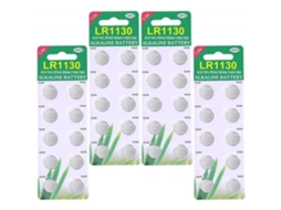 Pacote Com 40 Pilhas Botão Alcalinas Do Modelo Lr1130 Ag10