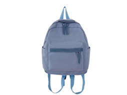 Mochila Escolar Prática E Durável, Ideal Para Viagens, Uso Diário Ou Para Livros, Na Cor Azul.