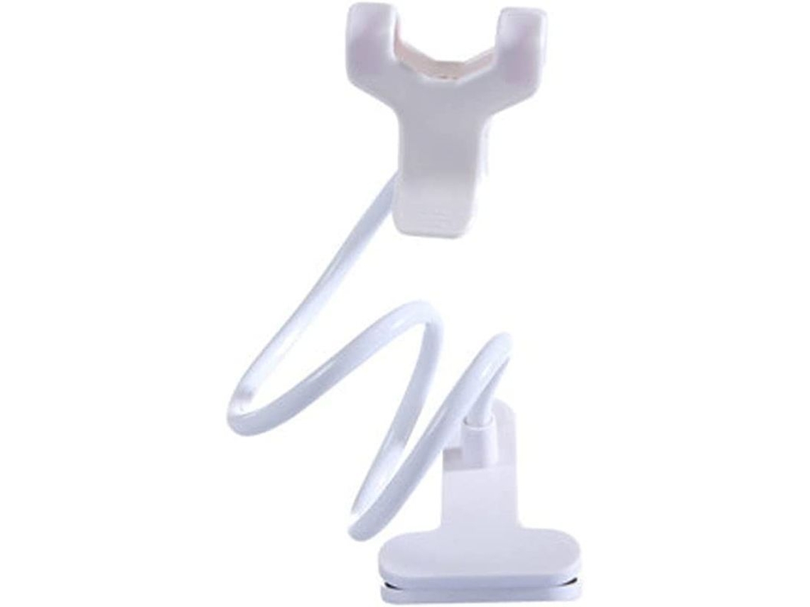 Suporte Universal para Celular com Pinça, Braço Flexível 360° Ajustável