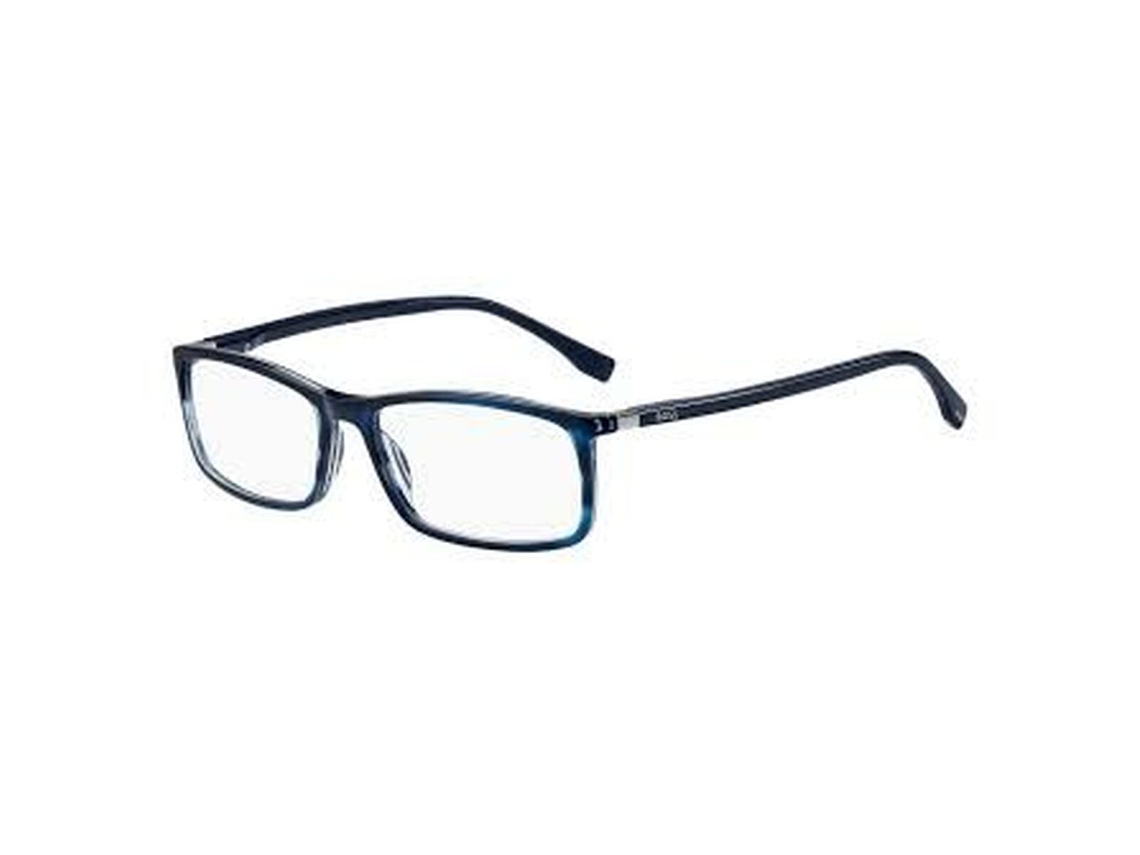 Armação De Óculos Masculina Hugo Boss Boss 0680 NS 38i (azul Resina 145 Mm Ø 55 Mm)