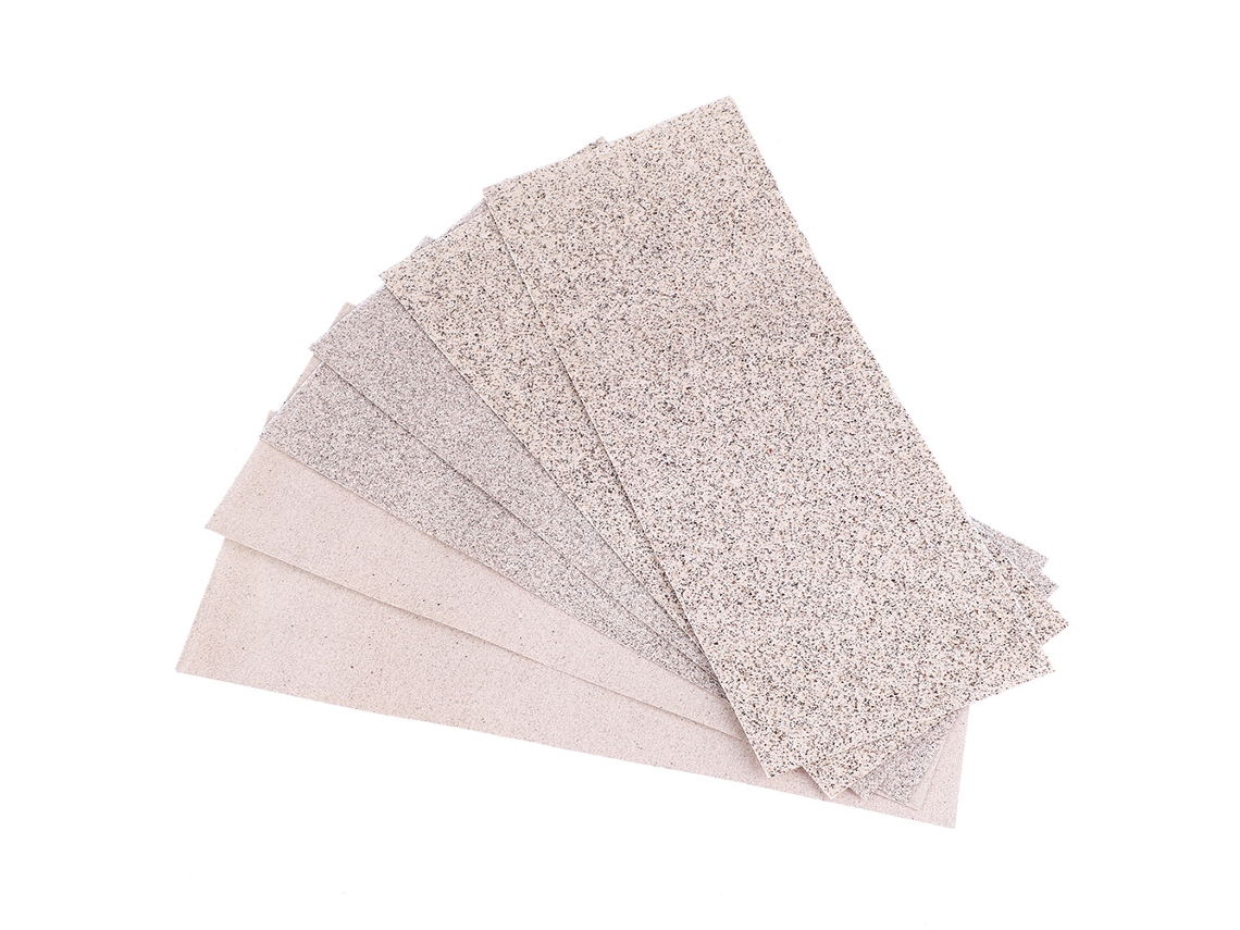 6 Folhas De Lixa De Material De Alumínio 60/100/150 Papel De Lixa Abrasivo Para Lixamento E Polimento