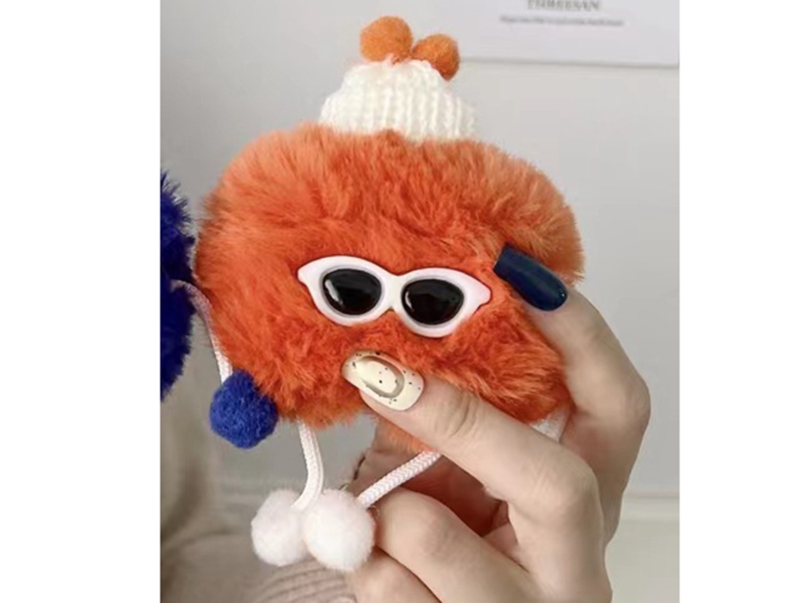 Funda Protectora de Felpa para Auriculares con Diseño de Gafas de Sol | S/MARCA