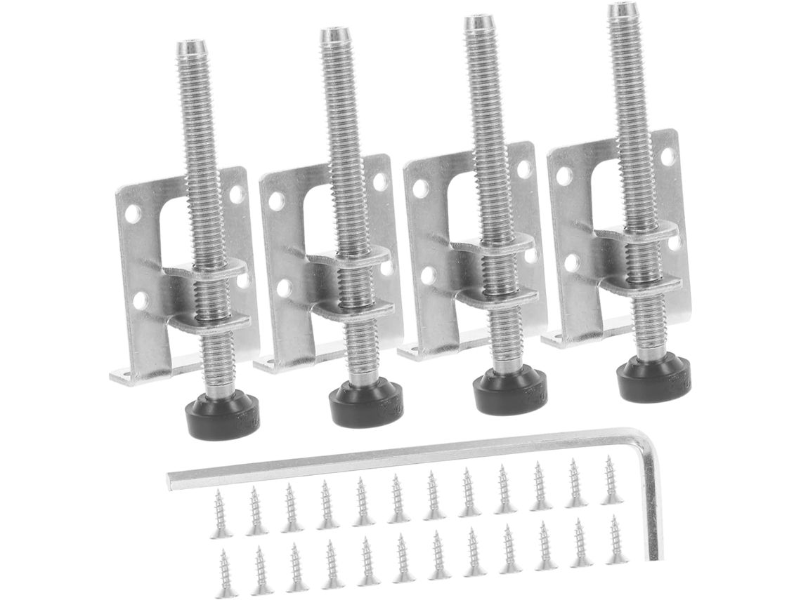 1 Conjunto De Niveladores Pés Ajustáveis Para Móveis Pesados, Ideais Para Armários, Bancadas, Cômodas E Outros Móveis