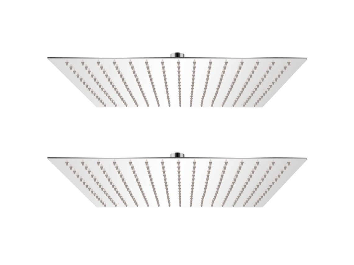 Vidaxl Cabeça De Chuveiro 2 Pcs Aço Inoxidável 40x40 Cm
