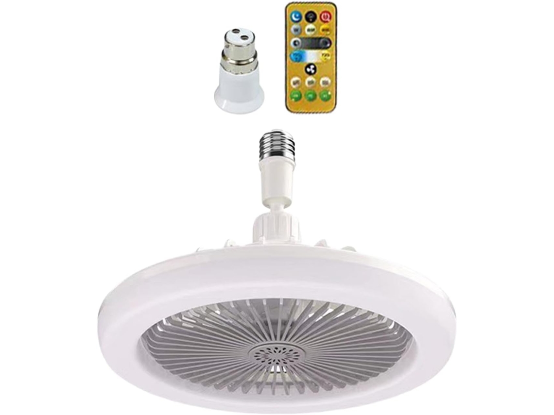 Ventilador De Teto Com Iluminação Led Regulável, Plano Controle