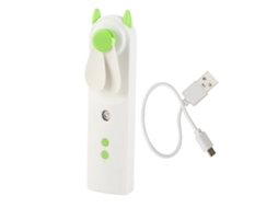Handheld Misting Fan Adjustable Strong Wind Rechargeable Portable Spray Mist Fan