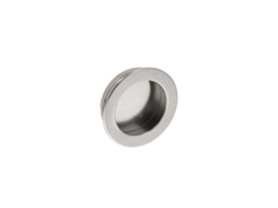 Pega Embutida em Zamac Diâmetro 50mm Níquel Acetinado Conjunto de 6 HARDWAREXCHANGE