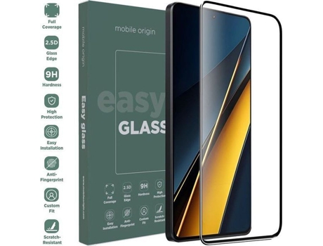 Tela Protetor Filme De Proteção Mobile Origin Frl Eg Xpx6pro Easyglass E Xiaomi Poco X6 Pro 5g