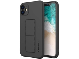Capa Apple iPhone 12 Pro Max LMOBILE Silicone Traseira 99 Preto