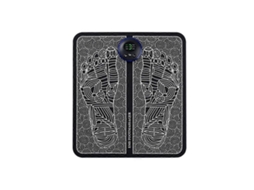 Tapete Massageador Elétrico Para Pés Ems Com Tela Lcd, Recarregável Via Usb.