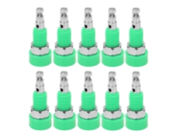 Yuru 10pcs tomadas fêmea banana 2mm para instrumentos eletrônicos