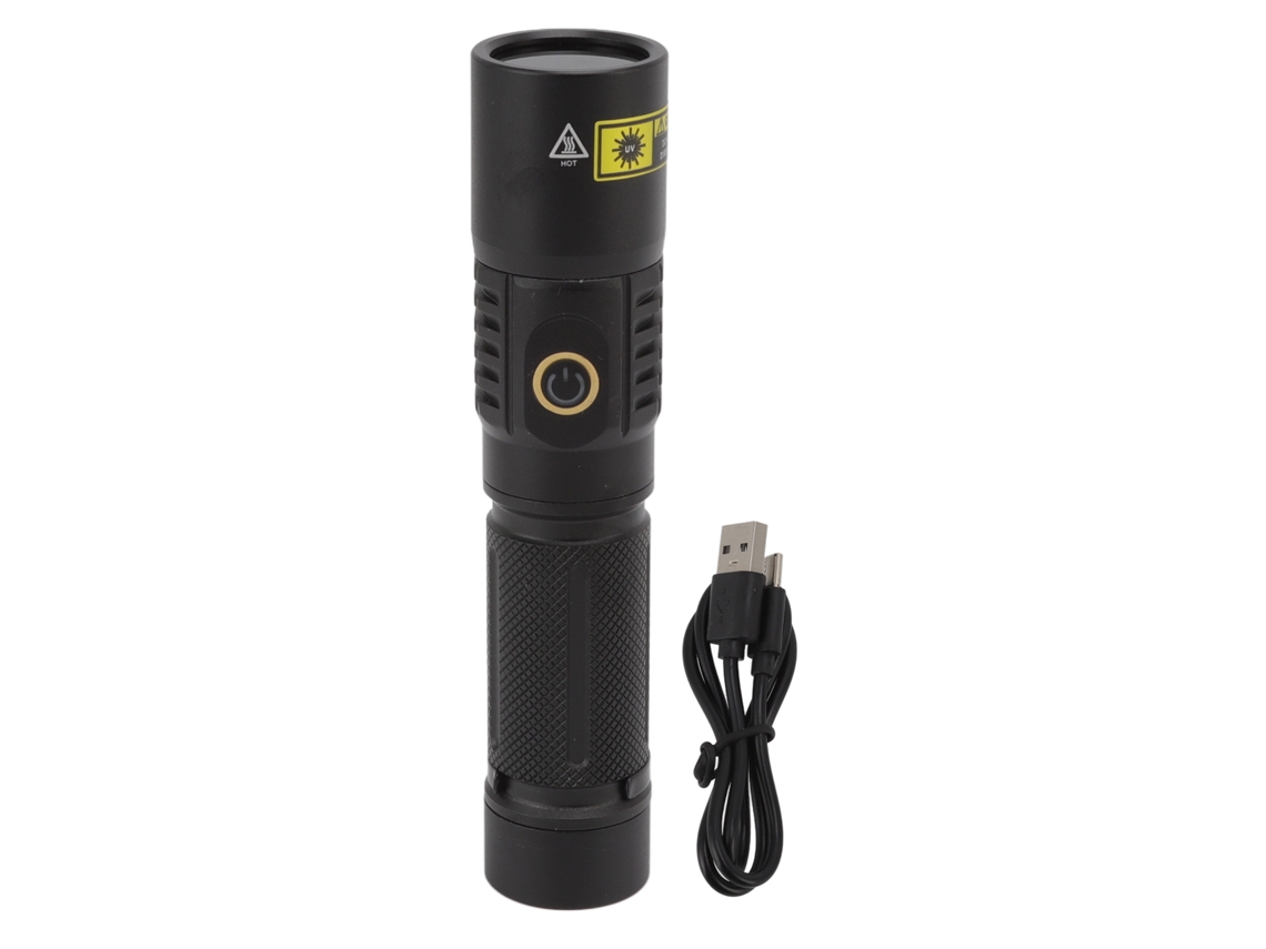 Lanterna UV Portátil 365nm Luz Negra para Detecção de Urina Pet e Escorpiões S/MARCA