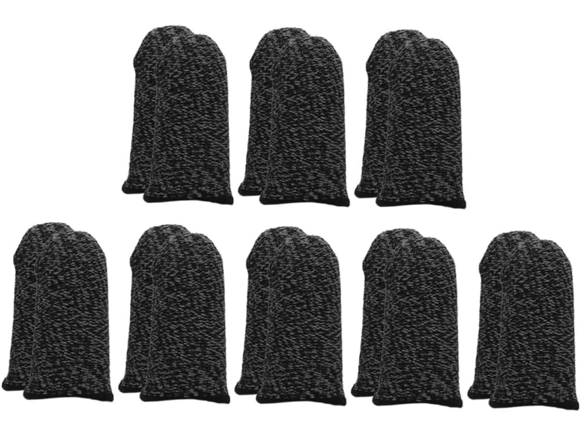 Nuobesty 8 Pares De Protetores Dedo Antiderrapantes Para Jogos, Respiráveis E Resistentes Ao Suor Para Uma Experiência