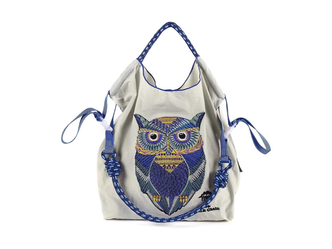Bolsa de Compras Ecológica e Leve Design em Nylon Corrente, Bolso com Zíper, Dobrável Reutilizável Pa Ra Compras, Viagens Praia. GOKOCO (1 Unidade)