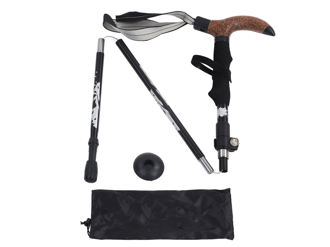 Pau de Trekking Plegável 5 Vezes Leve para Atividades Ao Ar Livre