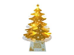 Mini Decorações De Natal Para Mesa, Árvore De Natal Brilhante Com Luzes. Olysi Shop