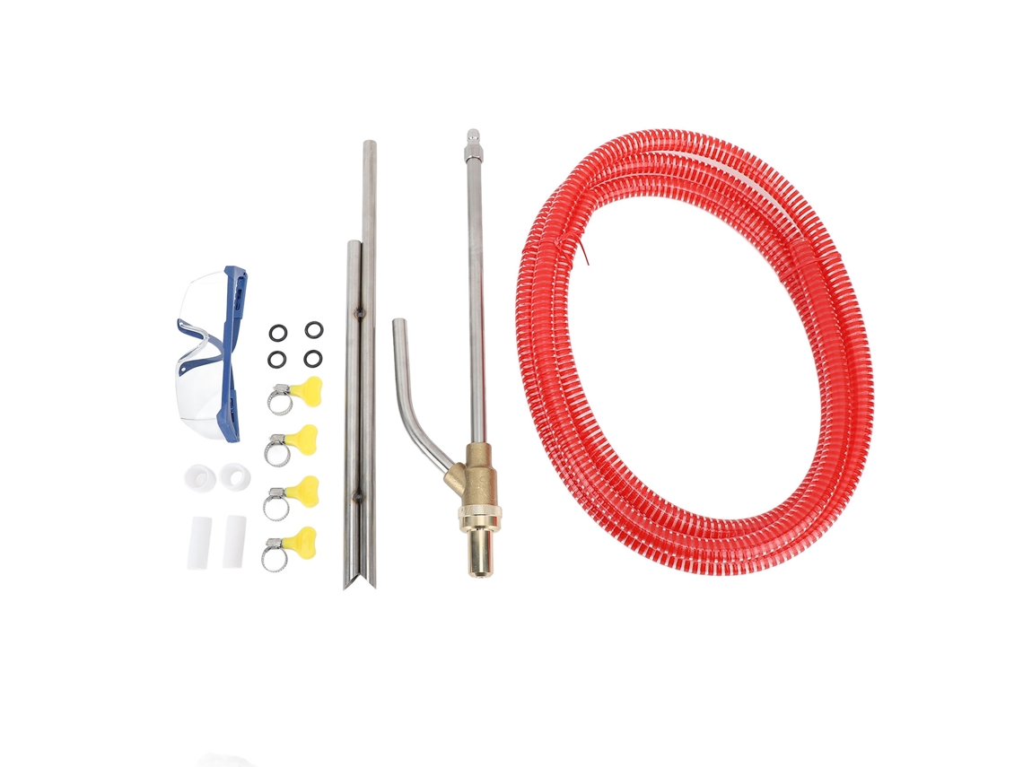 Kit Lixamento Água Lava Pressão Bico Rápido 1/4 Polegada Vermelho