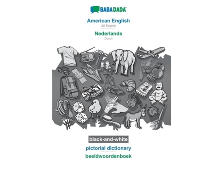 Livro Babadada Black-and-white, American English - Nederlands, Pictorial Dictionary - Beeldwoordenboek De Babadada Gmbh (inglês)