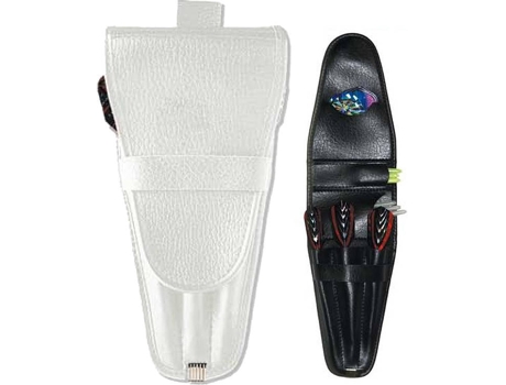 Bolsa DARTING BULL BRAND Dardos Micro Wallet Flight Protetor Compact Branca 70784w