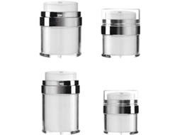 Conjunto De 4 Bombas Airless Acrílicas (15-100ml), À Prova De Vazamentos E Leves
