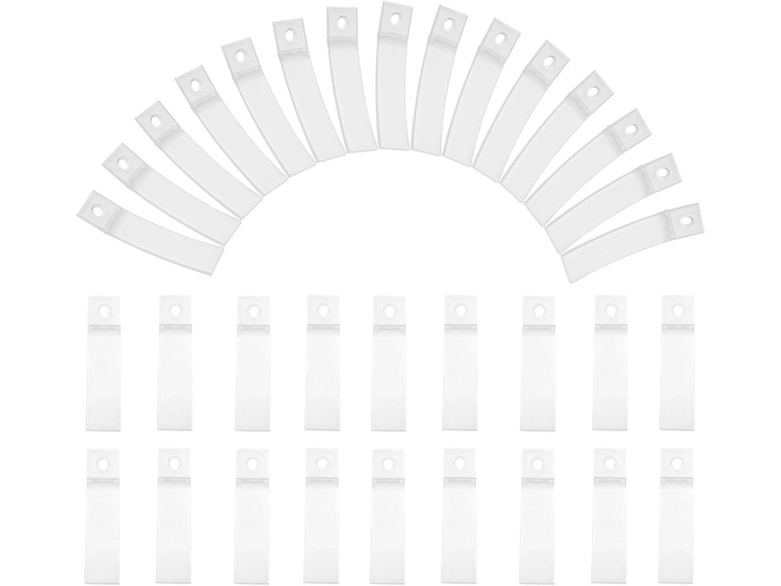 Conjunto De 100 Peças Guias Antiderrapantes Plástico Para Gavetas Cômoda, Peças De Reposição Fáceis Instalar
