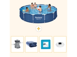 Bestway Piscina Bestway Steel Pro Redonda - 396x84 Cm - 5-peças S326