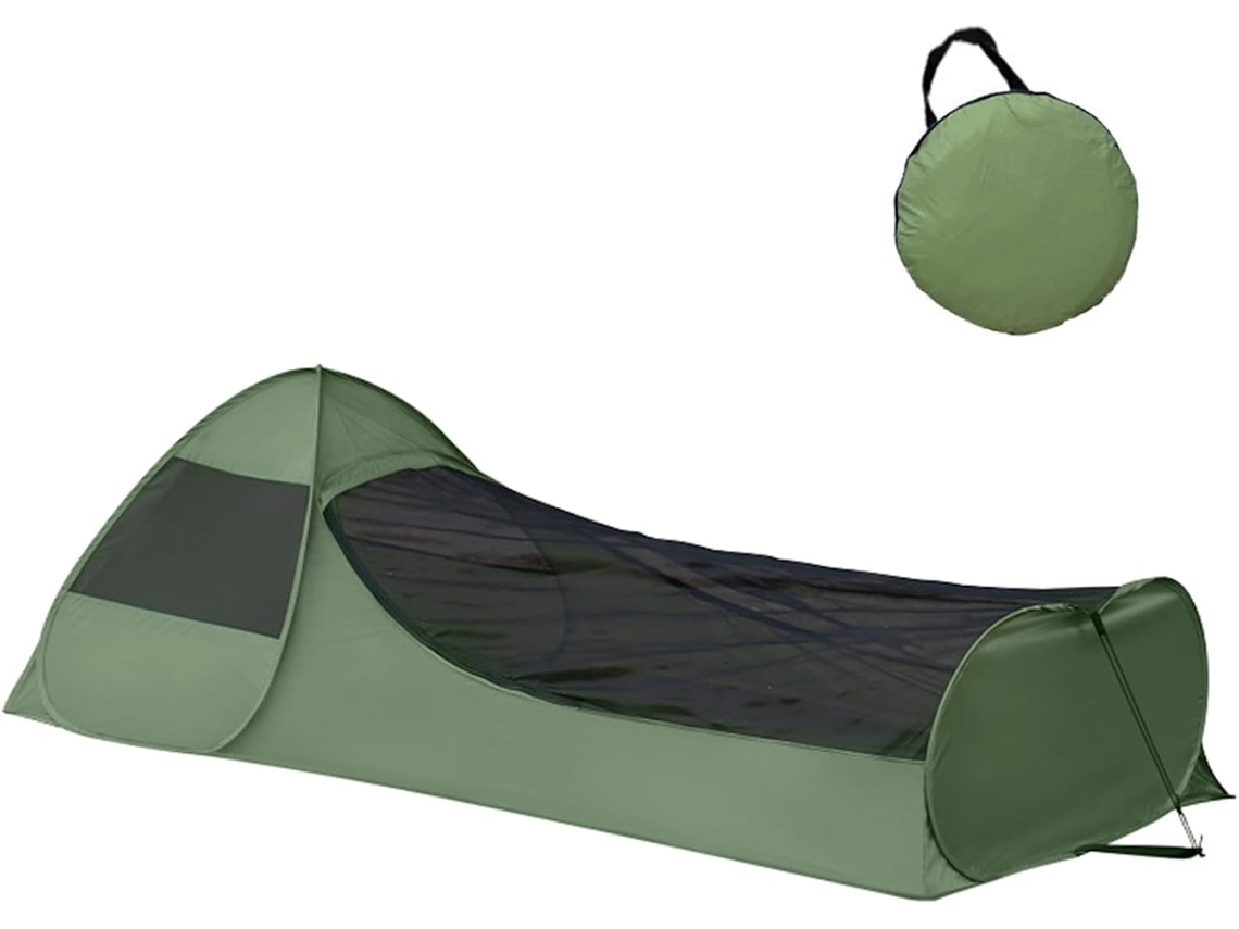 Barraca De Camping Com Mosquiteiro, Barraca Portátil De Montagem Rápida Para Uma Pessoa Com Bolsa Armazenamento