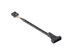 Cabo De Conversão Portátil Usb 3.0 Para Usb 2.0, Preto, Ideal Para Computadores Luz Dourada