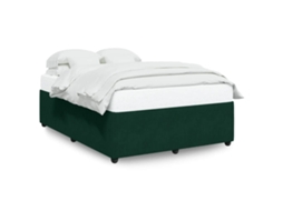 Bed Frame, Bed Frames Vidaxl Verde Veludo (140 X 200 Cm)