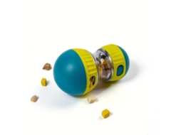 Brinquedo Giratório para Cães com Movimento Lento, Dispensador de Ração com Aberturas para Petiscos, Comedouro Interativo AQUAFORGE
