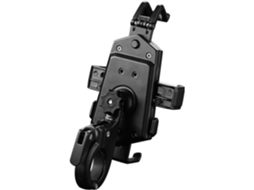 Suporte para celular para motocicleta em liga de alumínio resistente às intempéries