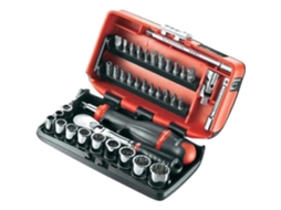 FACOM 1/4 Soquete 12 Pontos e Caixa de Bits 38 Pcs Rl.Nano-U2