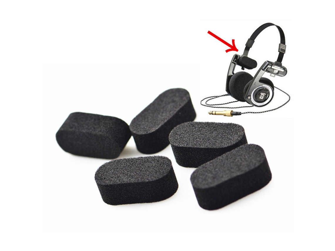 Par De Almofadas De Espuma Para Fones De Ouvido Koss Porta Pro Pp 12.11 Com Fita Dupla Facevayotoy