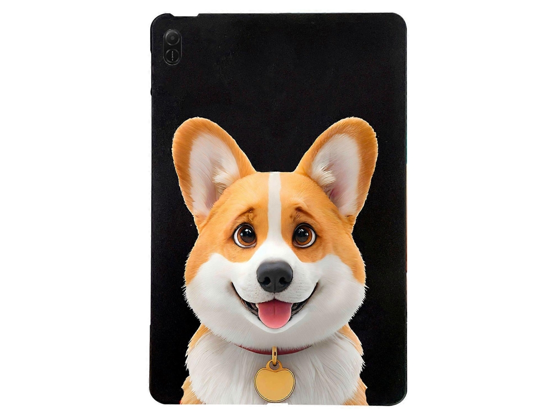 Capa Para Tablet Honor Pad X8a Com Estampa, Fina E Em Tpu Corgi Tuotuo