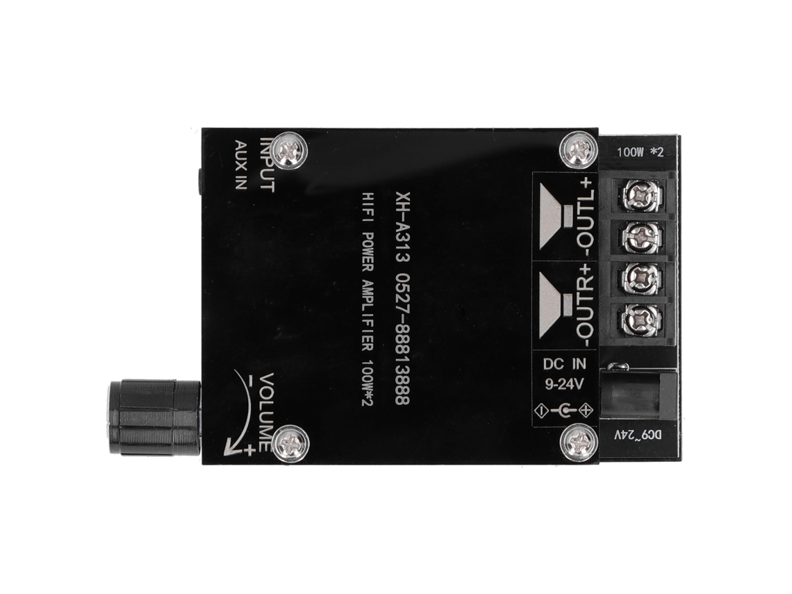Laxiscreed Amplificador De Potência Dual Com Bluetooth Para Áudio De Alta Qualidade