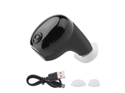 Fones Bluetooth EOOCOO TWS com som estéreo, invisíveis
