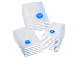 Vidaxl Sacos Para Arrumação De Roupas A Vácuo 3 Tamanhos 20 Pcs