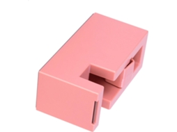 Dispensador genérico de fita adesiva para mesa, cortador de fita em resina ABS com design modular, tamanho compacto, 3 núcleos.