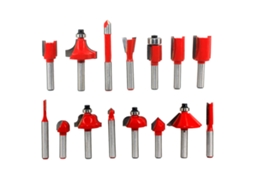 Conjunto De Bits Para Router De Madeira Laxiscreed Com 15 Peças Para Gravação E Acabamento De Bordas