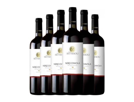Vinho SETTESOLI Nero d'Avola Sicilia (0.75 L - 6 Unidades)