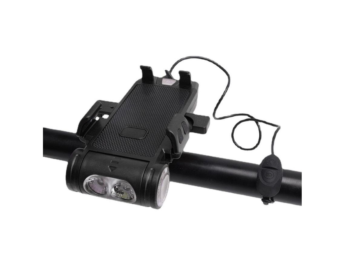 Lurelia Luz Frontal Para Bicicleta, Com Campainha, 130db, 10 Modos